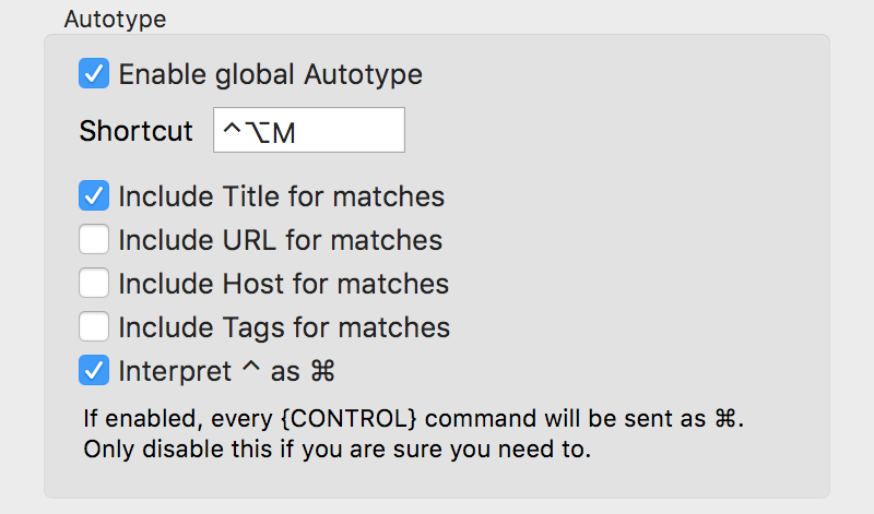 macpass autocomplete shortcut