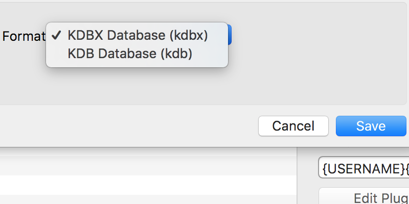 password kdbx