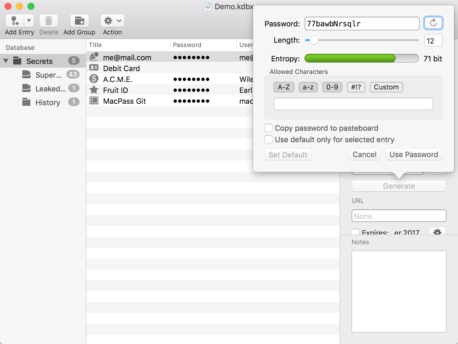 keepass mac download